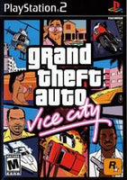 Playstation 2 - Grand Theft Auto Vice City {WITH MANUAL, NO MAP}
