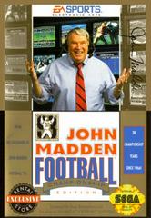 GENESIS - JOHN MADDEN FOOTBALL '93 CHAMPIONSHIP EDITION [RENTAL EXCLUSIVE] [COMPLETE]