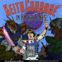 TURBOGRAFX 16 - KEITH COURAGE IN ALPHA ZONES [HUCARD IN JEWEL CASE]