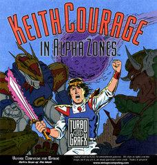 TURBOGRAFX 16 - KEITH COURAGE IN ALPHA ZONES [HUCARD IN JEWEL CASE]