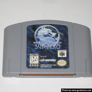 N64 - Mortal Kombat Mythologies: Sub-Zero [FADED/DAMAGED LABELS]