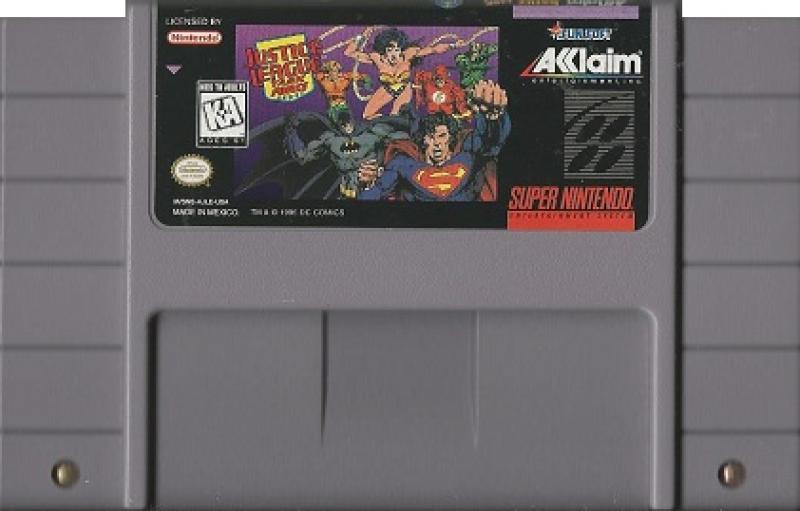 SNES - Justice League Task Force  [LOOSE]