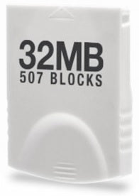 Gamecube & Wii Memory Card 32MB 507 Blocks