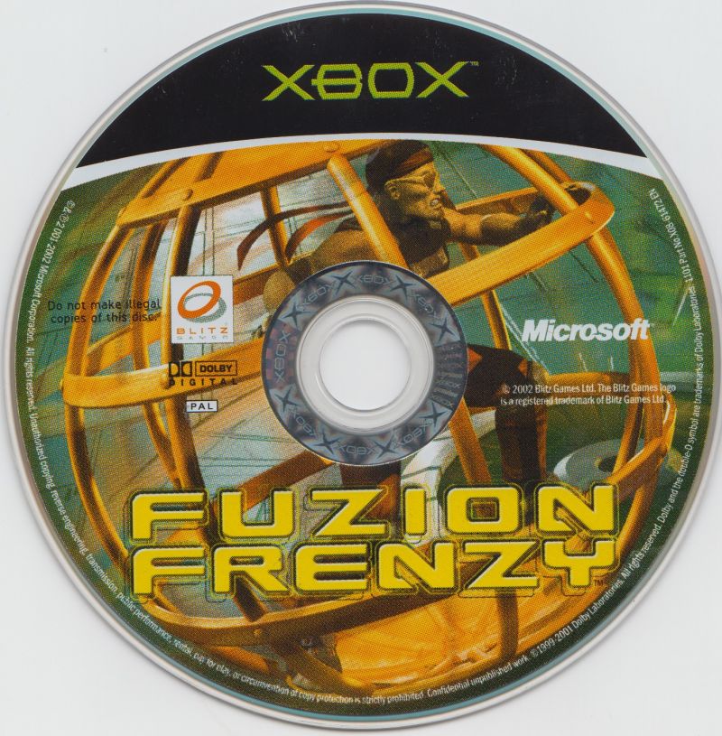XBOX - Fuzion Frenzy {DISC ONLY}