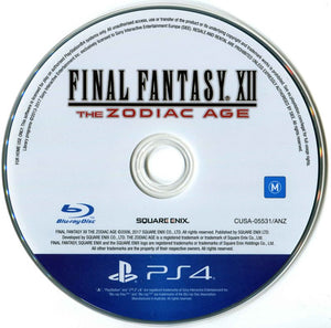 PS4 - Final Fantasy XII: The Zodiac Age