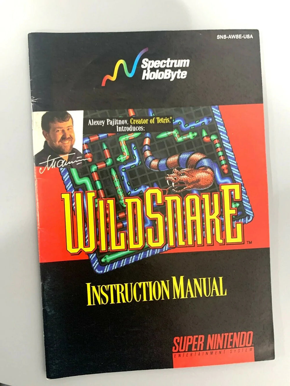 SNES Manuals - Wild Snake