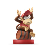 AMIIBO - DIDDY KONG (MARIO SERIES, ON BARREL) {LOOSE}