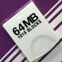 Gamecube & Wii Memory Card 64MB 1019 Blocks