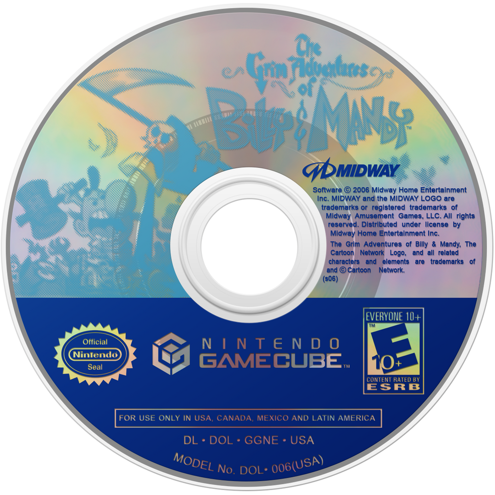 Gamecube - The Grim Adventures of Billy & Mandy [DISC ONLY]