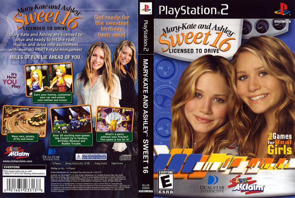 Playstation 2 - Mary-Kate and Ashley Sweet 16: Licensed to Drive [CIB]