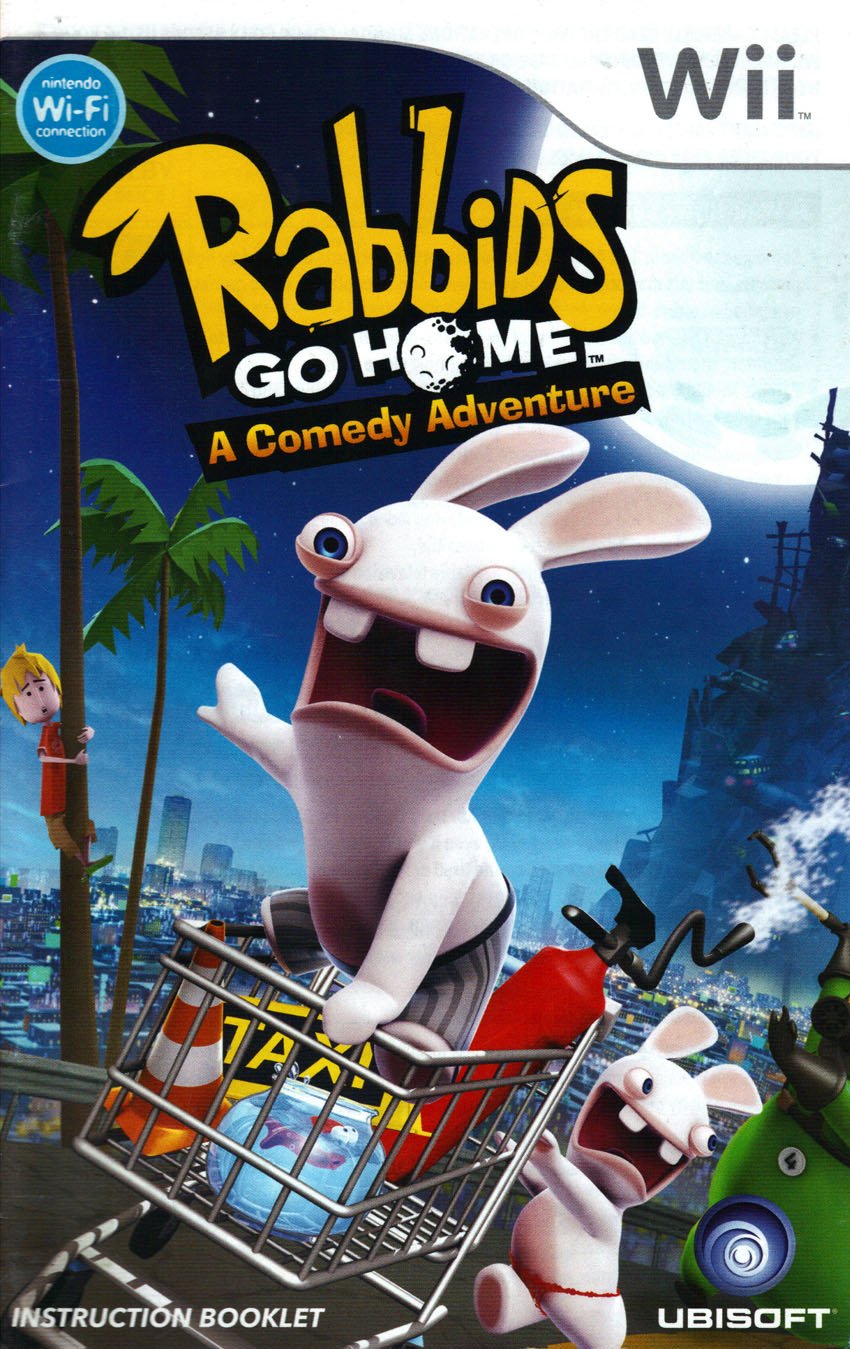 Wii - Rabbids Go Home {CIB}