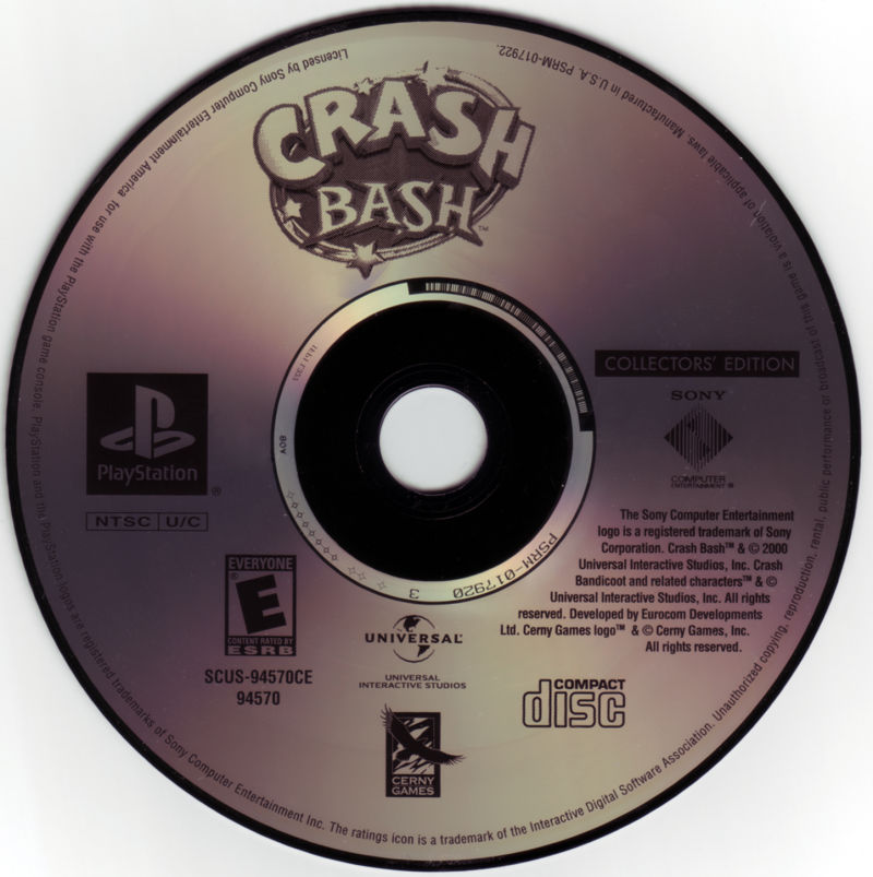 PLAYSTATION - Crash Bash {DISC ONLY}
