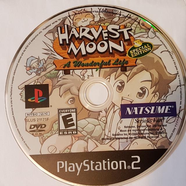 PLAYSTATION 2 - HARVEST MOON: A WONDERFUL LIFE SPECIAL EDITION {LOOSE}