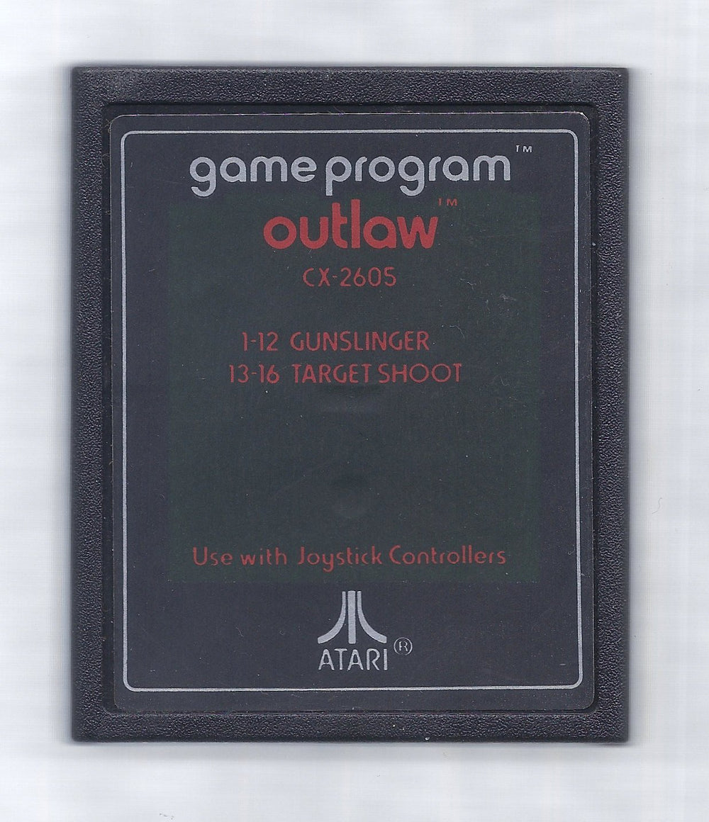 Atari - Outlaw {TEXT LABEL}