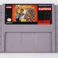 SNES - Power Moves {VIDEO STORE STICKER ON SIDE OF CART/BACK LABEL}