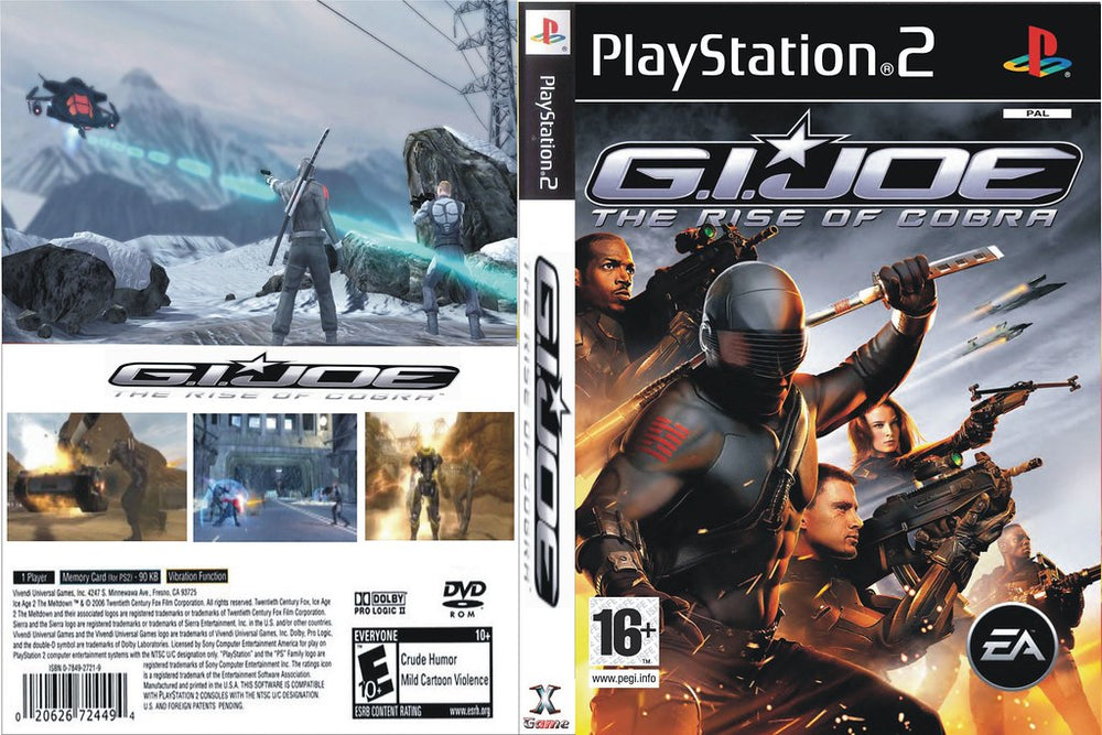 Playstation 2 - GI Joe Rise of Cobra {CIB}
