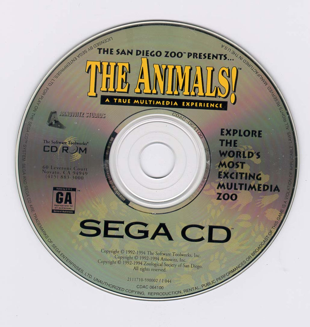 Sega CD - The Animals!