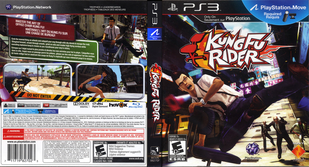 Playstation 3 - Kung Fu Rider