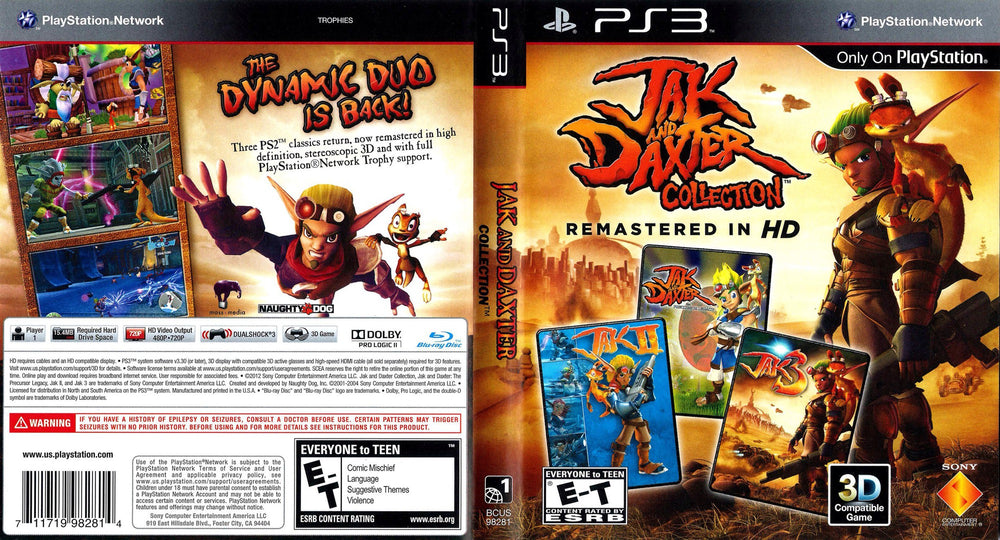 Playstation 3 - Jak and Daxter Collection {CIB}