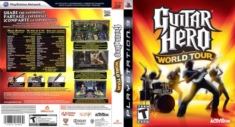Playstation 3 - Guitar Hero World Tour