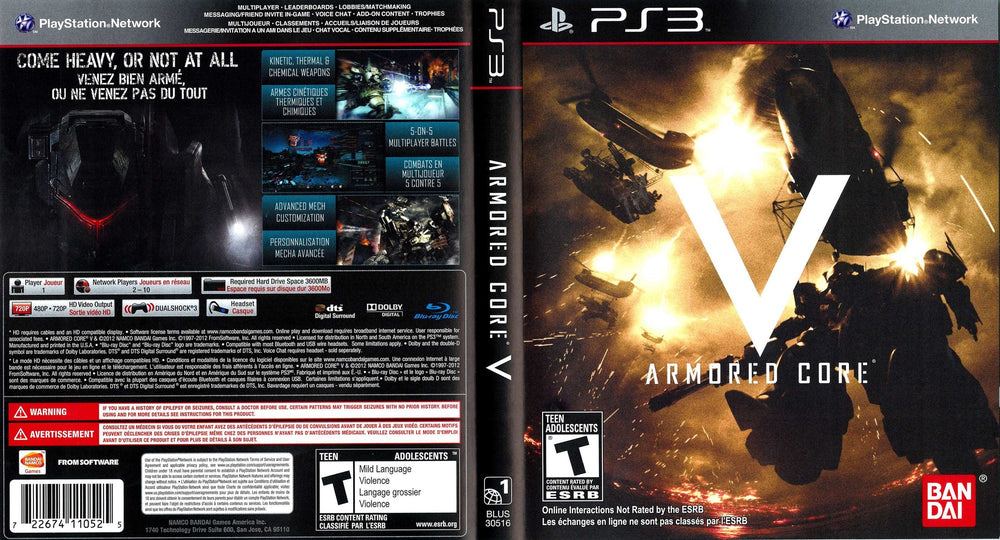 Playstation 3 - Armored Core V [CIB]