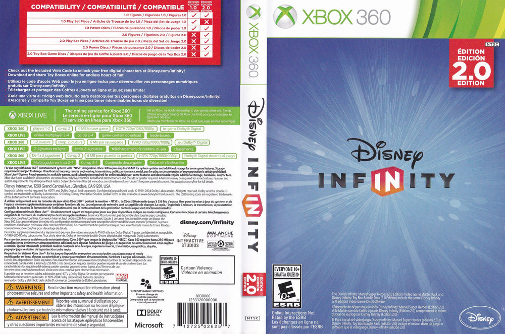Xbox 360 - Disney Infinity 2.0