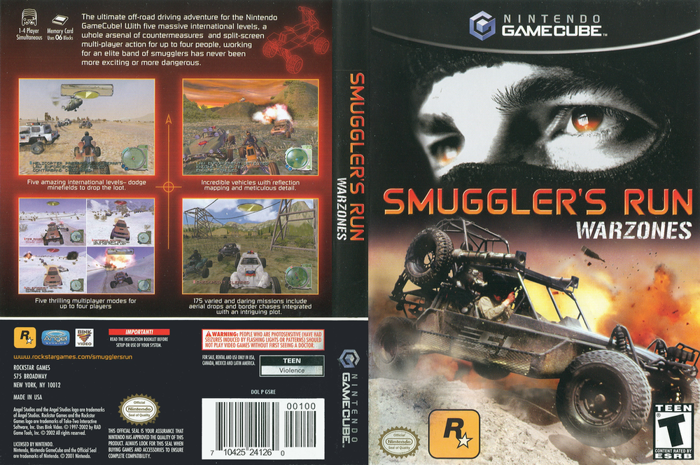 Gamecube - Smuggler's Run: Warzones [NO MANUAL]