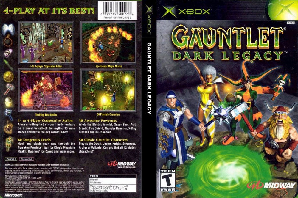 XBOX - Gauntlet: Dark Legacy [CIB]