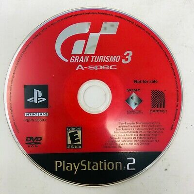LOT of 5 Classic PlayStation 2 PS2 Games - Crash, Gran Turismo 3, etc+bonus  disc