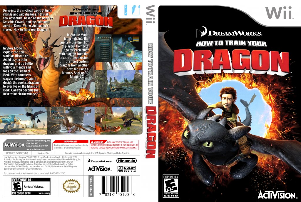 Wii How to Train Your Dragon {CIB} Steel Collectibles LLC.