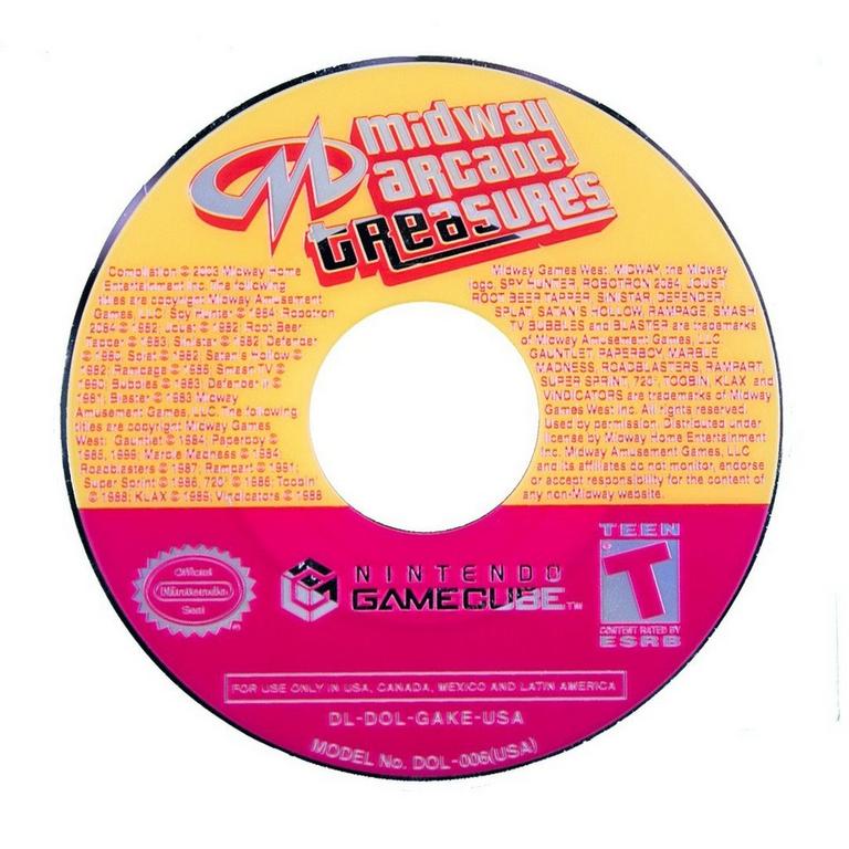 Gamecube - Midway Arcade Treasures [DISC ONLY]