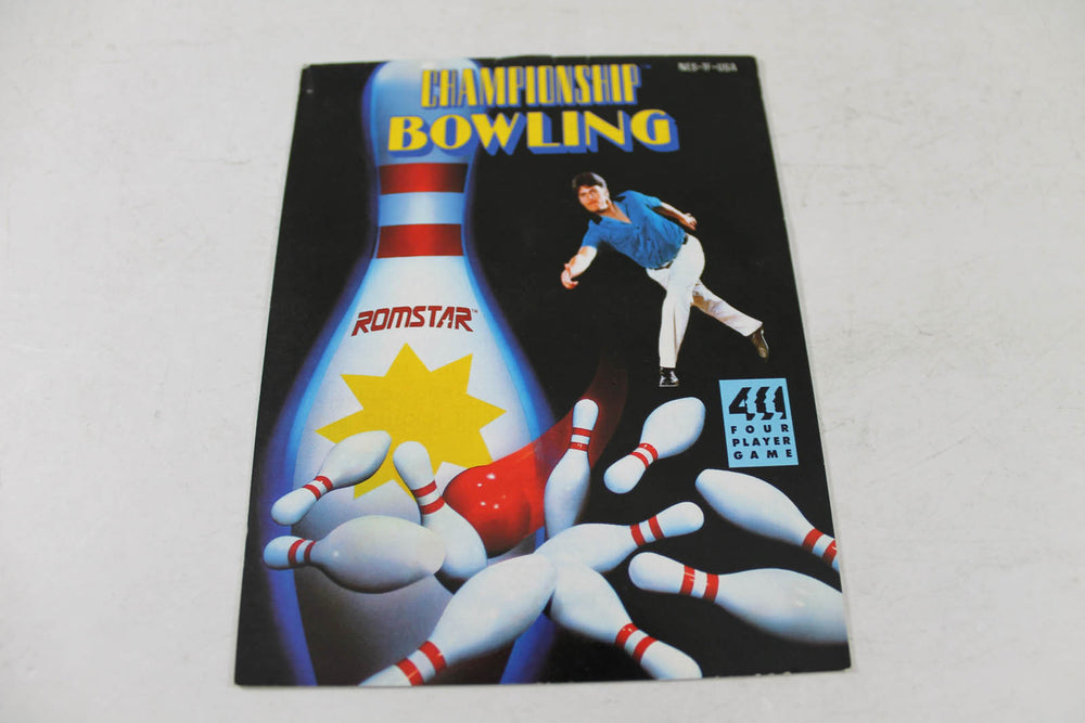 NES Manuals - Championship Bowling