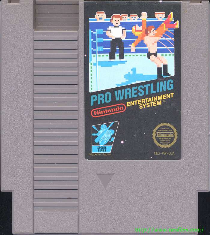 Pro Wrestling (Nintendo, 1987, NES) 5-Screw, Complete W/ Manual, 2024 game, box