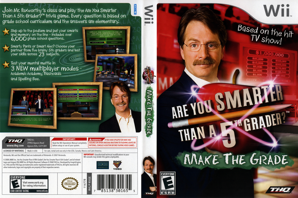 Wii - Are You Smarter Than a 5th Grader Make The Grade
