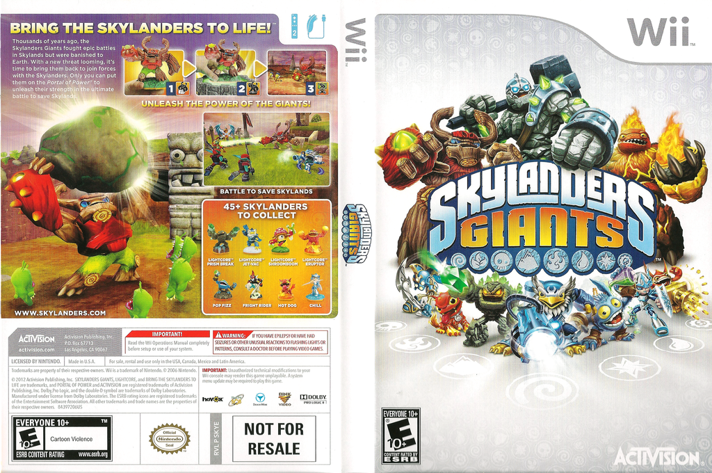 Skylander giants discount wii
