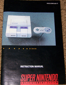 SNES Manuals - Super Nintendo Manual
