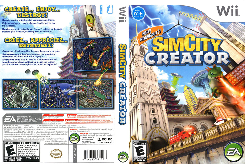 Wii - SimCity Creator [CIB]
