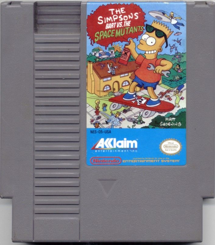 NES - The Simpsons Bart Vs. The Space Mutants