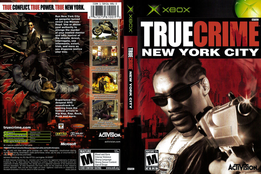 XBOX - True Crime New York City {CIB}
