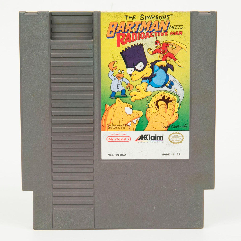 NES - The Simpsons Bartman Meets Radioactive Man [CART ONLY]