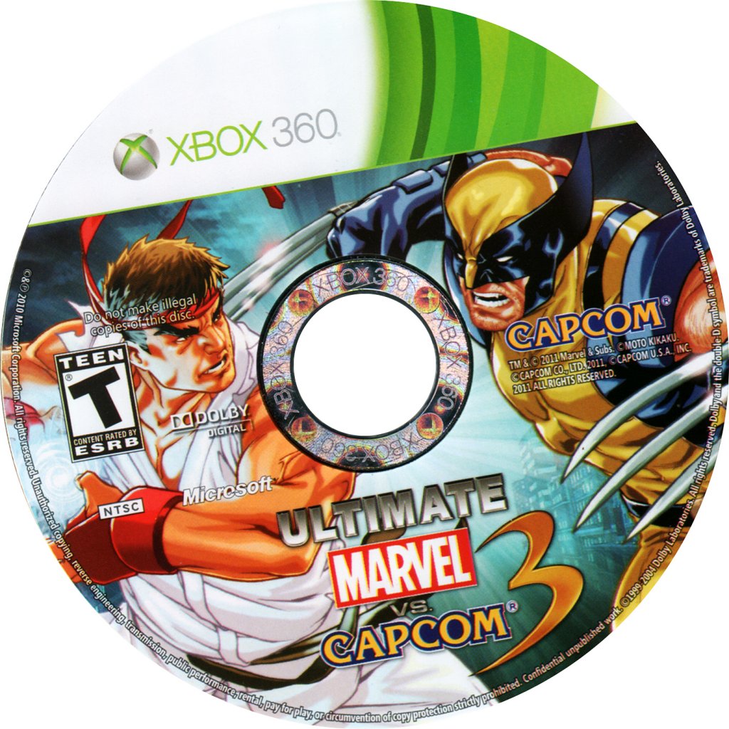 regio Verlichting stem Xbox 360 - Ultimate Marvel vs. Capcom 3 {DISC ONLY} | Steel Collectibles  LLC.