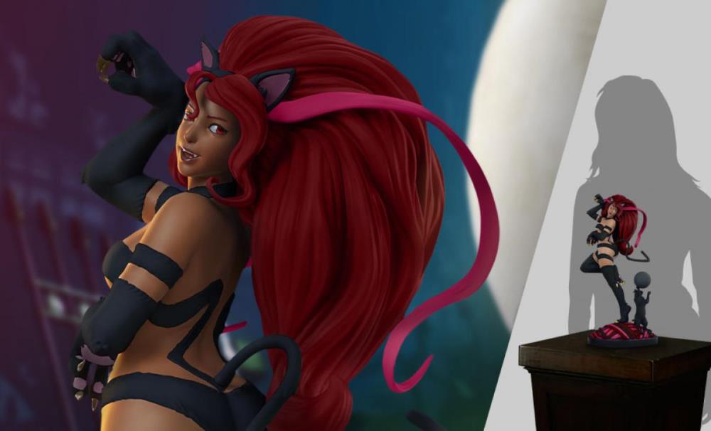Felicia (Menat) Variant Statue - Street Fighter V x DarkStalkers