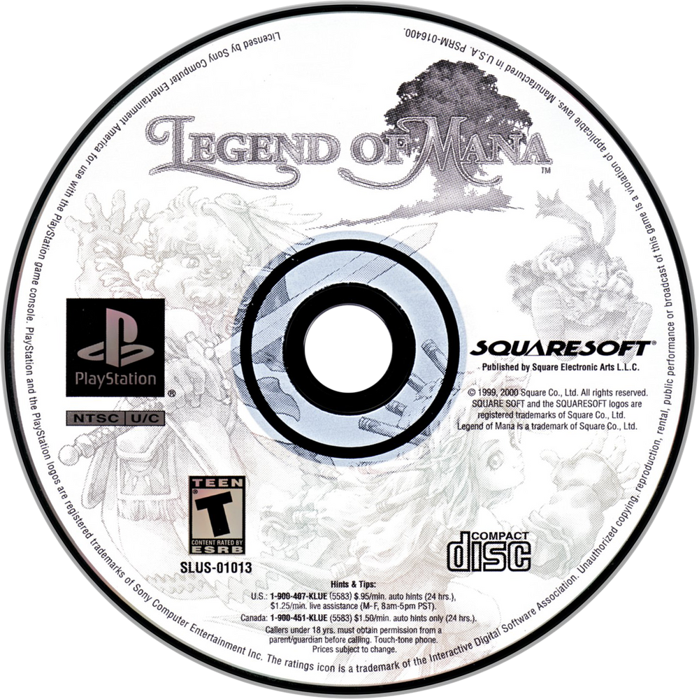 PLAYSTATION - Legend of Mana [DISC ONLY]