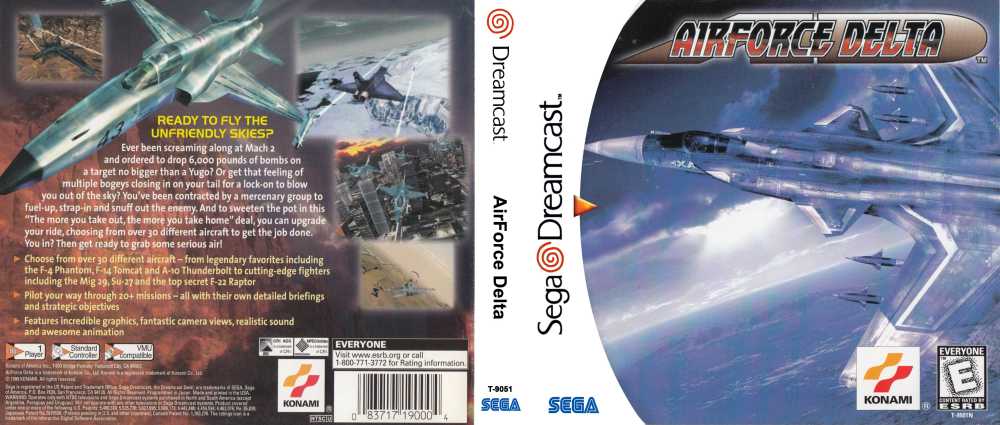 Dreamcast - Air Force Delta {CIB}