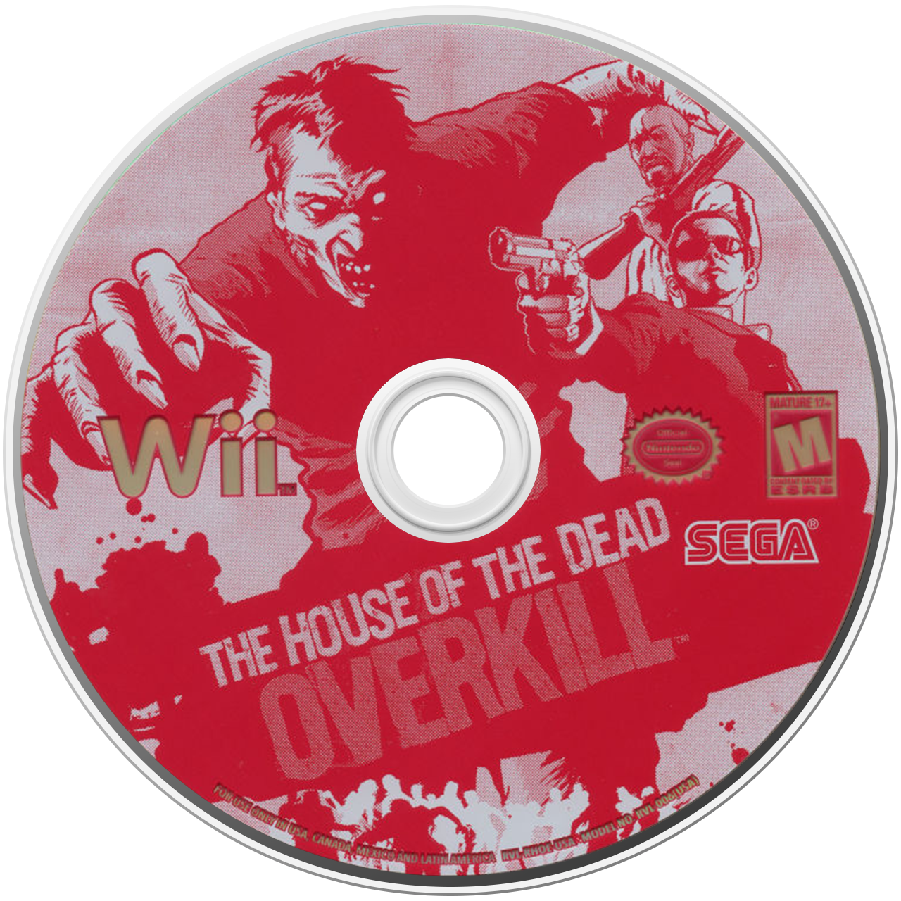 Manual Only) The House of the Dead Overkill Nintendo Wii Authentic