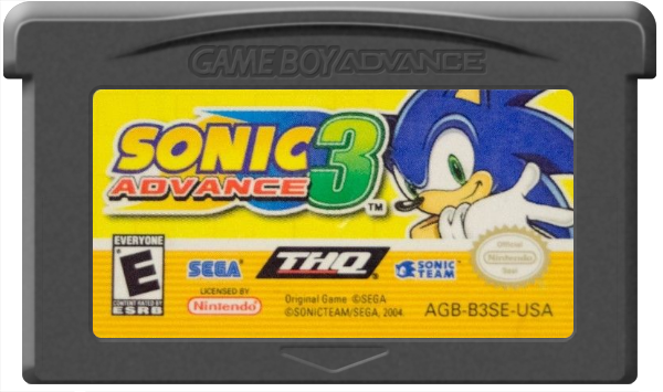 GBA - Sonic Advance 3 [CART ONLY]