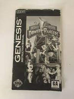 GENESIS Manuals - Power Rangers {SOME DAMAGE}