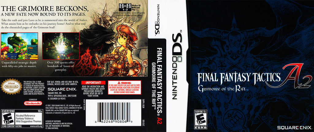 Final Fantasy Tactics A2 for Nintendo hot DS