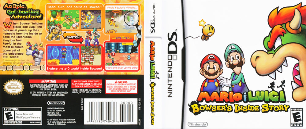 DS - Mario & Luigi: Bowser's Inside Story [CIB]