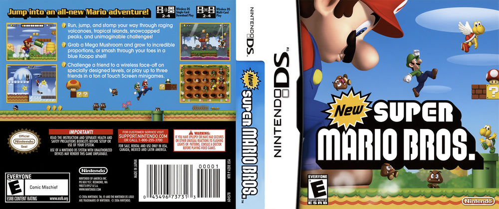 DS - NEW Super Mario Bros. {CIB}
